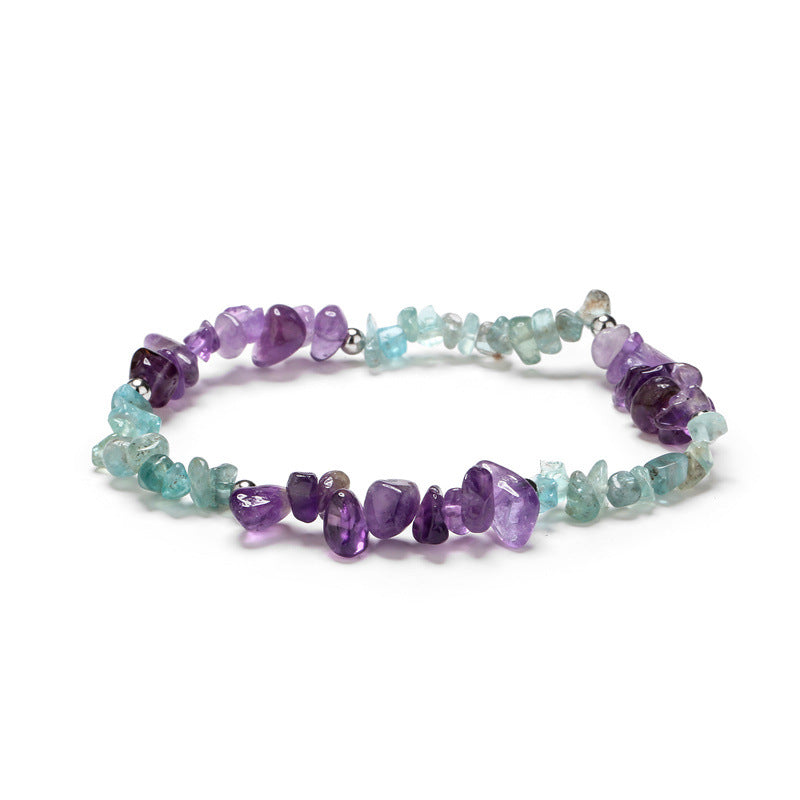 Wholesale Natural Amethyst White Pine Bracelet